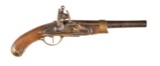 FRENCH M1786 STYLE NAVAL FLINTLOCK PISTOL.