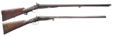 2 BELGIUM SXS SHOTGUNS.