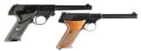 2 CAL. 22 LR SEMI AUTO SPORTING PISTOLS.