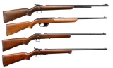 4 WINCHESTER SMALL BORE SPORTING RIFLES.