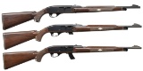 3 REMINGTON SEMI AUTO RIFLES.