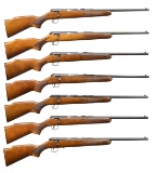 7 LAKEFIELD MK 1 YOUTH MODEL BOLT ACTION RIFLES.