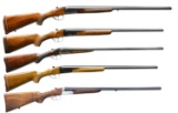 5 SPANISH, BELGIAN OR ITALIAN SXS SHOTGUNS.