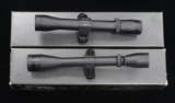 2 LEUPOLD MARK IV 3X-9X RIFLE SCOPES.