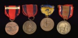 4 EARLY US CAMPAIGN MEDALS.