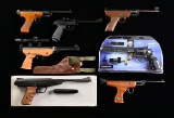 GROUP OF 7 AIR PISTOLS.