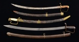 3 AMERICAN EARLY 19TH CENTURY SWORDS.