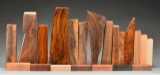 LOT OF FANCY WALNUT 2 PIECE BLANKS & EXOTIC WOOD.