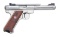 RUGER STAINLESS MKIII HUNTER SEMI AUTO PISTOL.