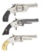 3 SMITH & WESSON REVOLVERS.