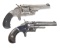 2 SMITH & WESSON SA REVOLVERS.