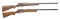 2 BOLT ACTION SHOTGUNS.