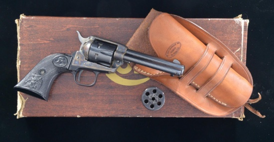 COLT PEACEMAKER 22 CONVERTIBLE REVOLVER.