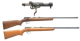 3 REMINGTON MODEL 514 RIFLES.