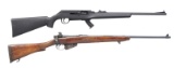 2 SPORTING TYPE RIFLES.