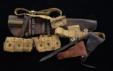 COLLECTOR'S GROUP OF WWI & WWII MILITARY ITEMS.