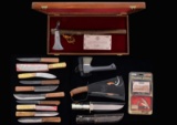 KNIFE ASSORTMENT PLUS TEXAS RANGER COMMEMORATIVE