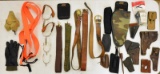 GROUP OF MILITARY & SPORTING ITEMS.