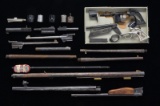 VARIOUS GUN PARTS.