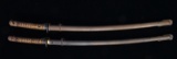 TWO WWII JAPANESE SHIN GUNTO NCO KATANAS.