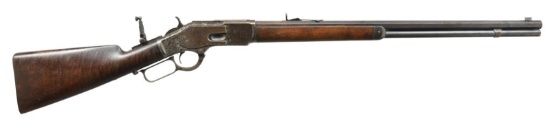 WINCHESTER 1873 SECOND MODEL LEVER ACTION RIFLE.