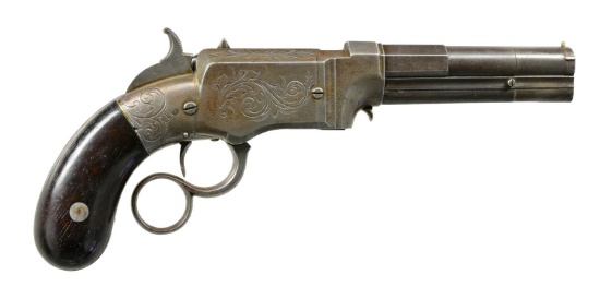 SMITH & WESSON NO. 1 VOLCANIC LEVER ACTION PISTOL.