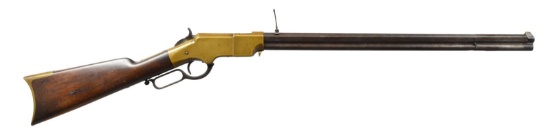 HENRY 1860 LEVER ACTION RIFLE.