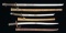 2 SAMURAI STYLE SWORDS & 1 FRENCH BAYONET.