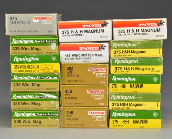 BIG BORE MAGNUM RIFLE AMMO.