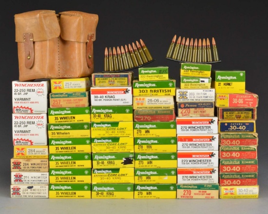 MISCELLANEOUS SPORTING CENTERFIRE AMMO.