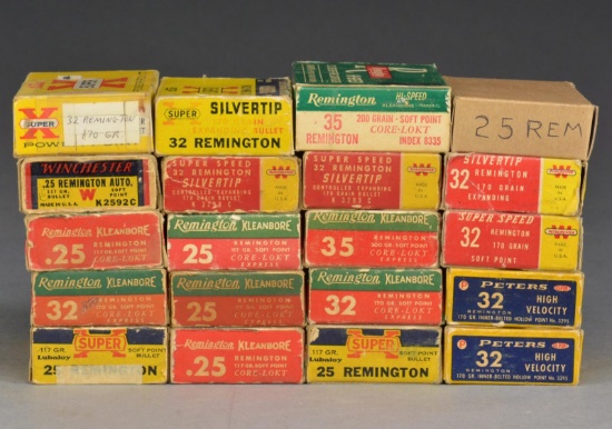 25, 32 & 35 REMINGTON AMMO.