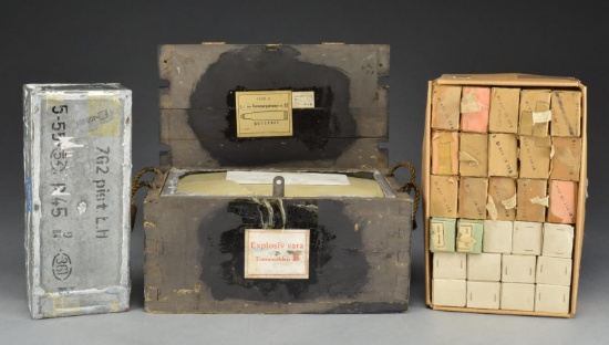 MILITARY AMMO: RIFLE & PISTOL.