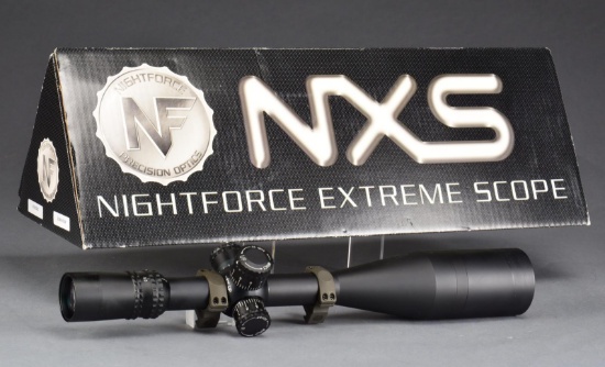 NIGHTFORCE NXS22R2 5.5-22X56 RIFLE SCOPE.