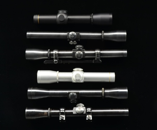 6 LEUPOLD SPORTING SCOPES.