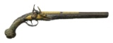 HIGHLY ORNATE CHISELED & GOLD INLAY FLINTLOCK