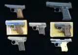 7 SEMI AUTO PISTOLS.