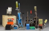 GROUPING OF DILLON 550 LOADING PRESS, HERTER RIFLE