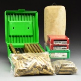 GROUP OF 264 WINCHESTER MAGNUM BRASS CASES &