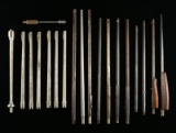 18 RIFLE BARRELS BY WINCHESTER, STEVENS & OTHERS.