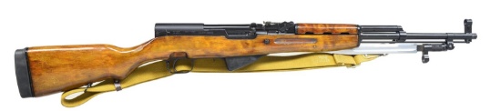 RUSSIAN SKS WITH BLADE BAYONET.