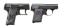 2 EUROPEAN SEMI-AUTO PISTOLS; LIGNOSE 3A & WALTHER