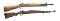 2 BOLT ACTION MILITARY RIFLES.
