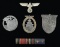 WWII GERMAN BADGES, RIBBON BAR & MORE.