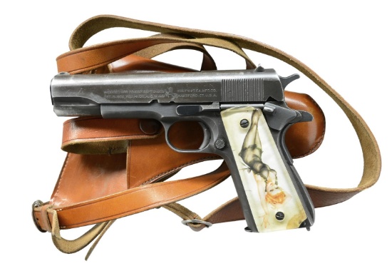 REMINGTON RAND MODEL 1911A1 SEMI-AUTO PISTOL.