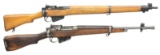 2 BRITISH BOLT ACTION MILITARY RIFLES.