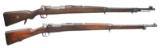 2 MILITARY BOLT ACTION RIFLES.