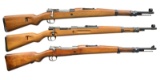 3 MILITARY BOLT ACTION RIFLES.