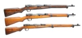 2 WWII BOLT ACTION JAPANESE TYPE 38 CARBINES & 1
