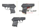 3 RUGER LCP PISTOLS.