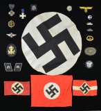 WWI & WWII GERMAN ARMBANDS, MEDALS, BADGES & MORE.